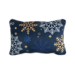 Poduszka świąteczna CAROL 30x45 płatki śniegu * EUROFIRANY B.B. Choczyńscy Sp.J. Discount