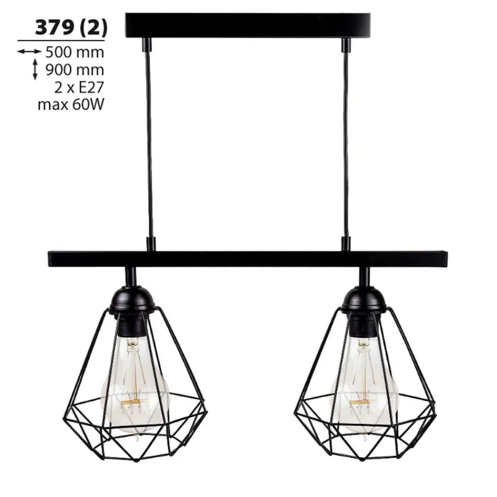 Podwójna lampa wisząca Diamante * Bodek Online