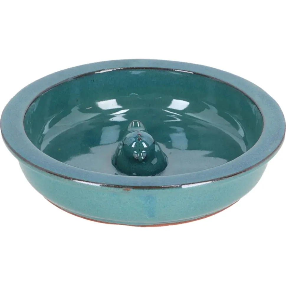 Poidełko dla ptaków ceramiczne z kaczką