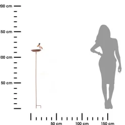 Poidełko z ptakiem w cylindrze h127 cm