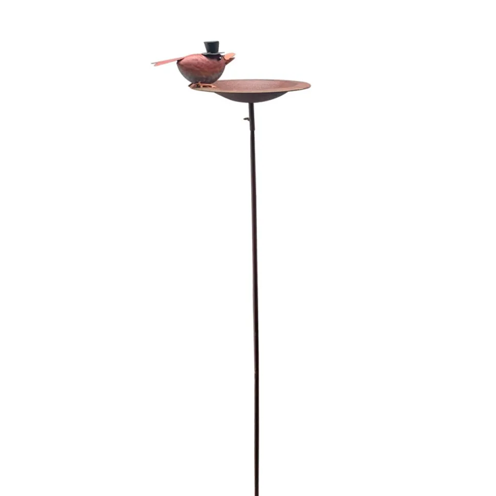 Poidełko z ptakiem w cylindrze h114 cm