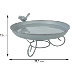 Poidełko dla ptaków metalowe stojące * Esschert Design Outlet