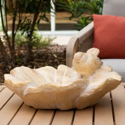 Poidełko ogrodowe 38cm beżowe Birdy * Atmosphera Outlet