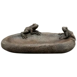 Poidełko ogrodowe z dwiema żabkami 23,5x14,5 * Exner GmbH Discount