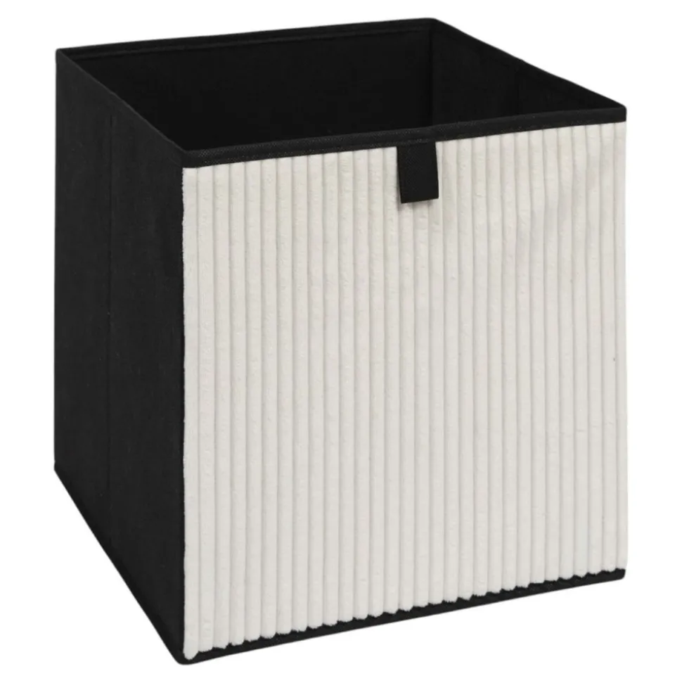 Pojemnik Corduroy Box 30x30 cm kremowy