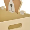 Pojemnik na zabawki na kółkach Dog beż