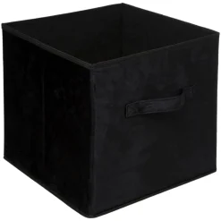 Pojemnik tekstylny 31x31 cm Black welur