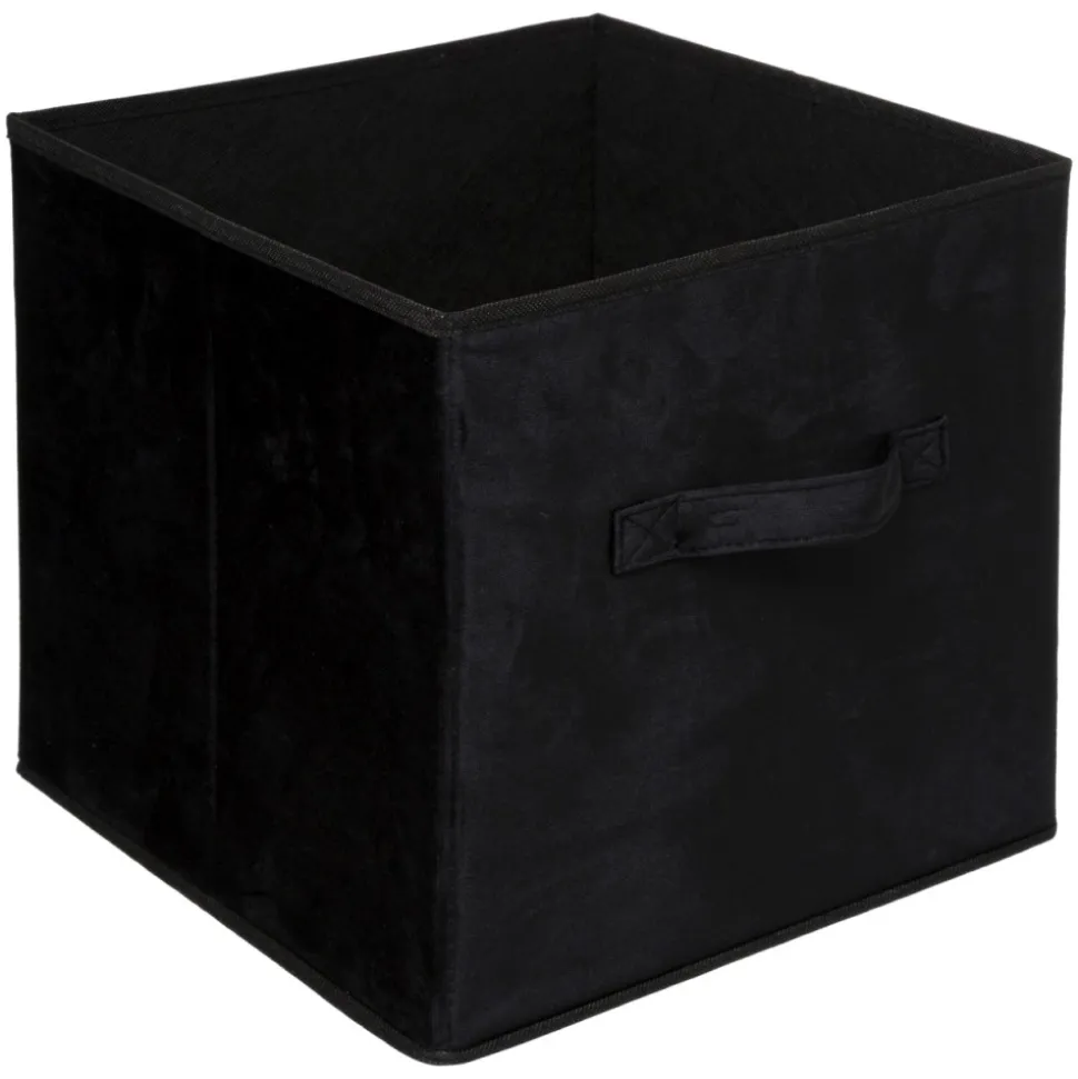 Pojemnik tekstylny 31x31 cm Black welur