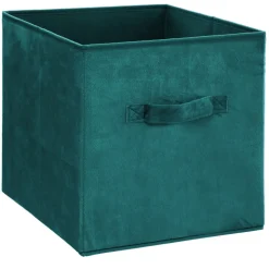 Pojemnik tekstylny 31x31 cm Green welur