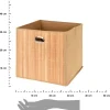 Pojemnik do przechowywania bambusowy 31 cm * Storage Solutions Clearance