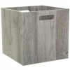 Pojemnik drewniany 31x31 cm Szary * 5five Simply Smart Outlet