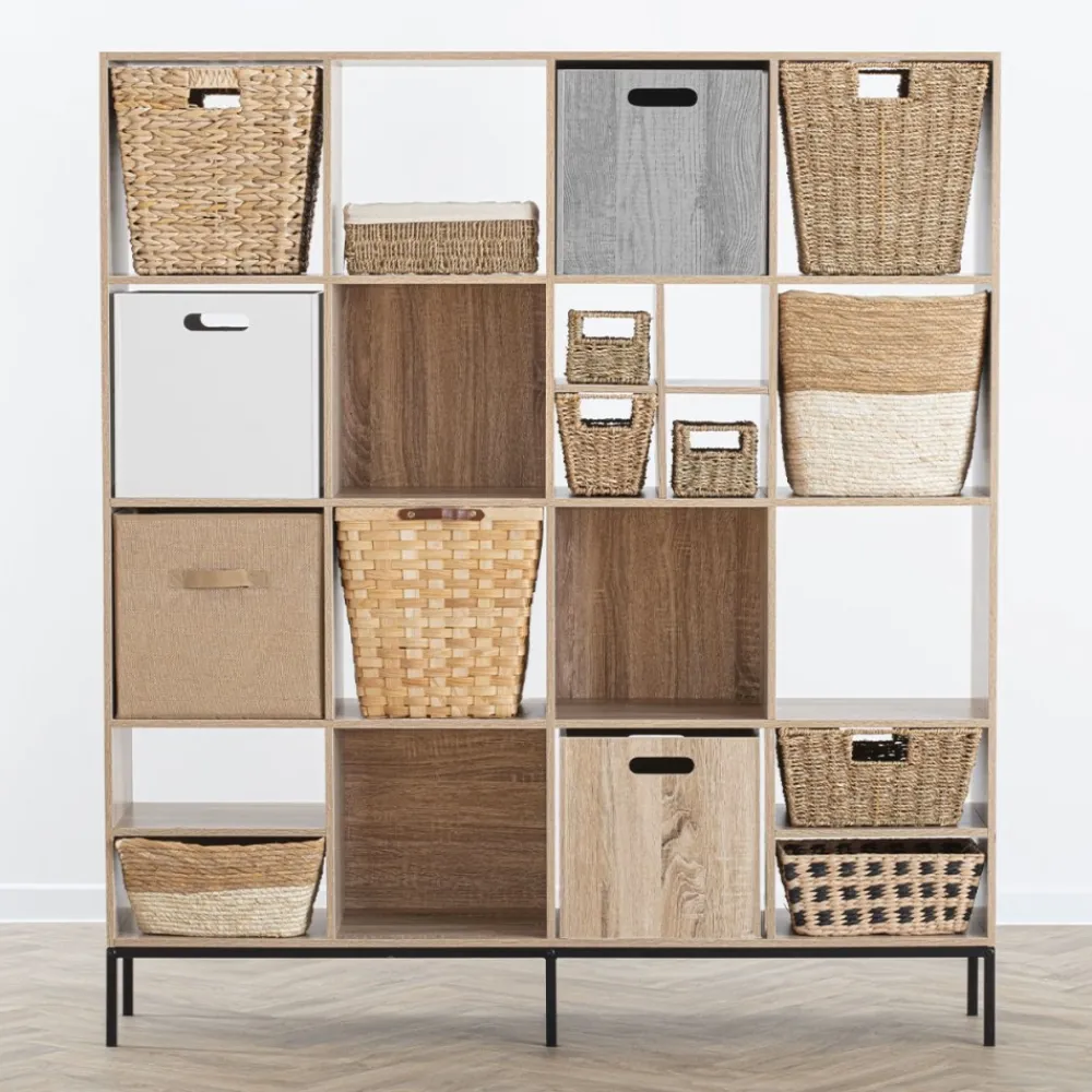 Pojemnik drewniany 31x31 cm Szary * 5five Simply Smart Outlet