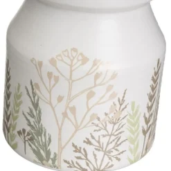 Pojemnik kuchenny ceramiczny z pokrywką HERBA JAR 1100 ml * HowHomely Discount