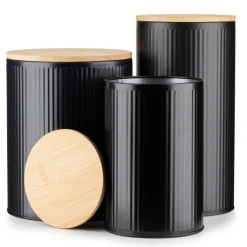 Pojemnik kuchenny z pokrywą bambus 1,7L * Excellent Houseware Online