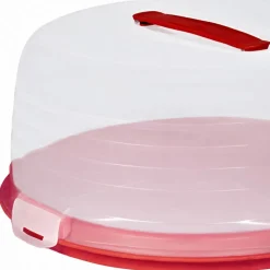Pojemnik na ciasto CURVER CHEF&HOME czerwony 34,7 cm *