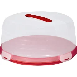 Pojemnik na ciasto CURVER CHEF&HOME czerwony 34,7 cm *