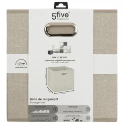 Pojemnik tekstylny na ubrania Beige * 5five Simply Smart