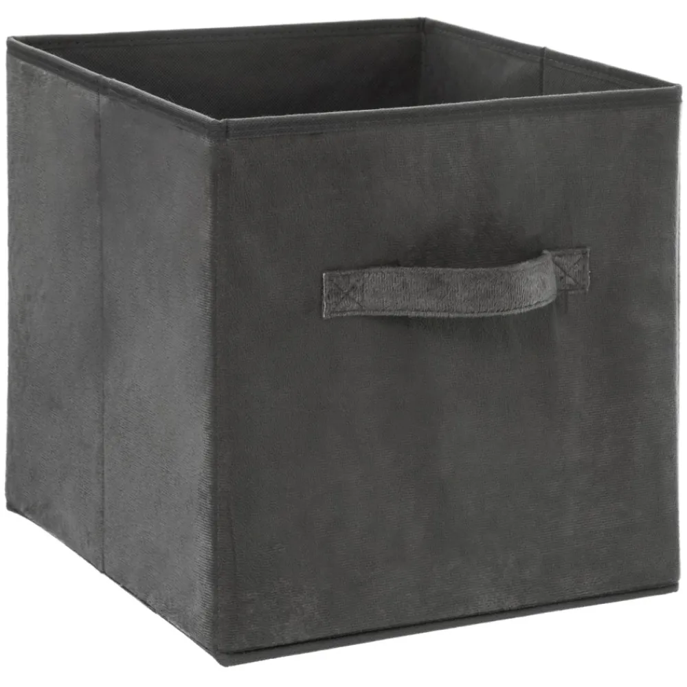 Pojemnik tekstylny 31x31 cm Grey welur * 5five Simply Smart New