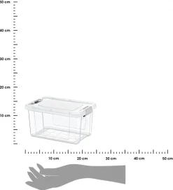Pojemnik z pokrywą do przechowywania 1250 ml * Storage Solutions Online