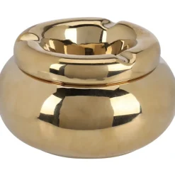 Popielniczka z dolomitu złota 11 cm * H&S Decoration