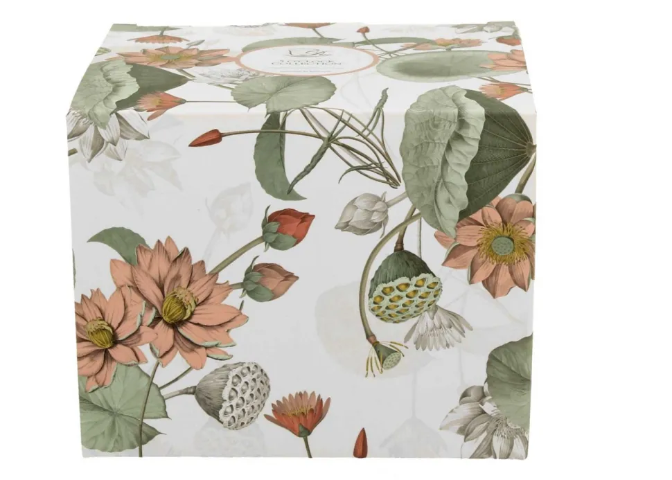 Porcelanowy kubek baryłka Autumn flowers 430 ml