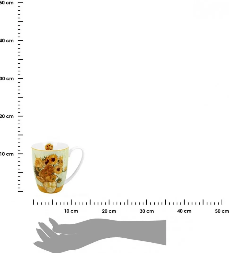Porcelanowy kubek Van Gogh Sunflowers 350 ml