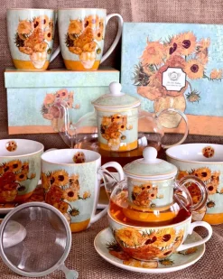 Porcelanowy kubek Van Gogh Sunflowers 350 ml
