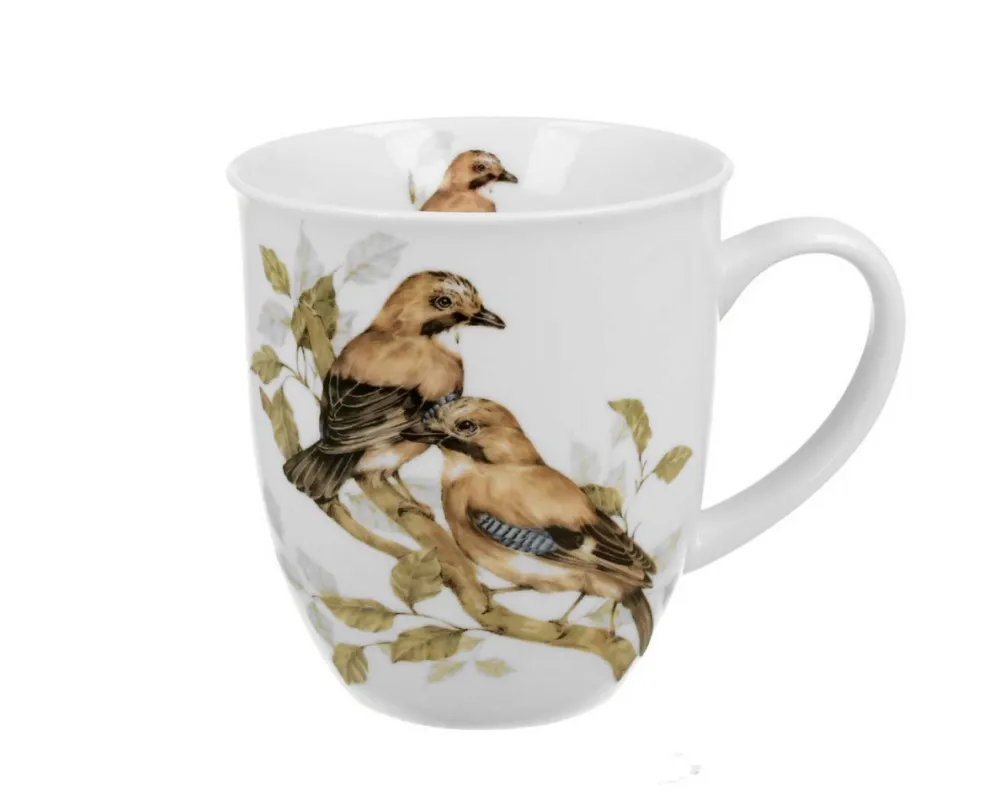 Porcelanowy kubek Animals Sójki 400 ml * Duo Best