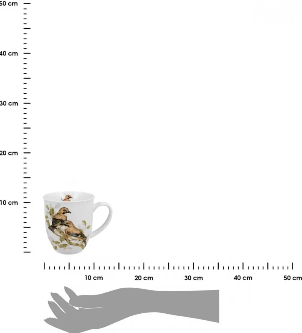 Porcelanowy kubek Animals Sójki 400 ml * Duo Best