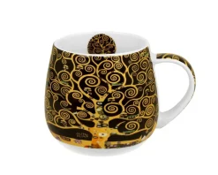 Porcelanowy kubek baryłka Klimt Tree Of Life 430 ml * Duo Hot