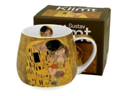 Porcelanowy kubek baryłka Klimt The Kiss 430 ml * Duo New