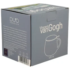 Porcelanowy kubek z zaparzaczem 430 ml Van Gogh Wheat Field * Duo Sale