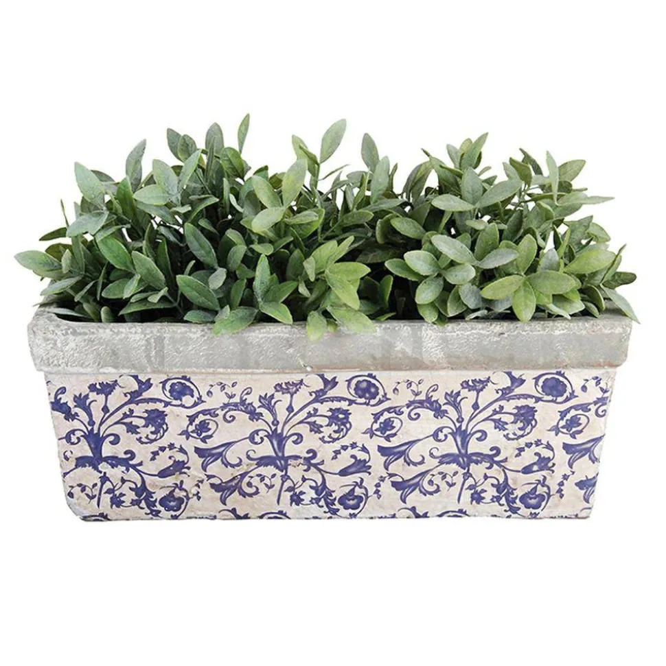Postarzana doniczka ceramiczna 40cm