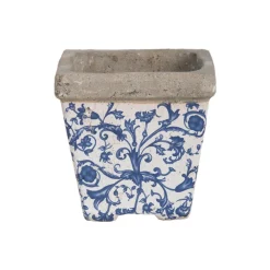 Postarzane doniczki ceramiczne 3 sztuki * Esschert Design Discount