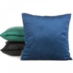 Poszewka ARIADNA 45x45 cm granatowy diamenciki