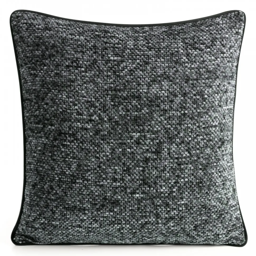 Poszewka BARI 02 45x45 cm stalowy