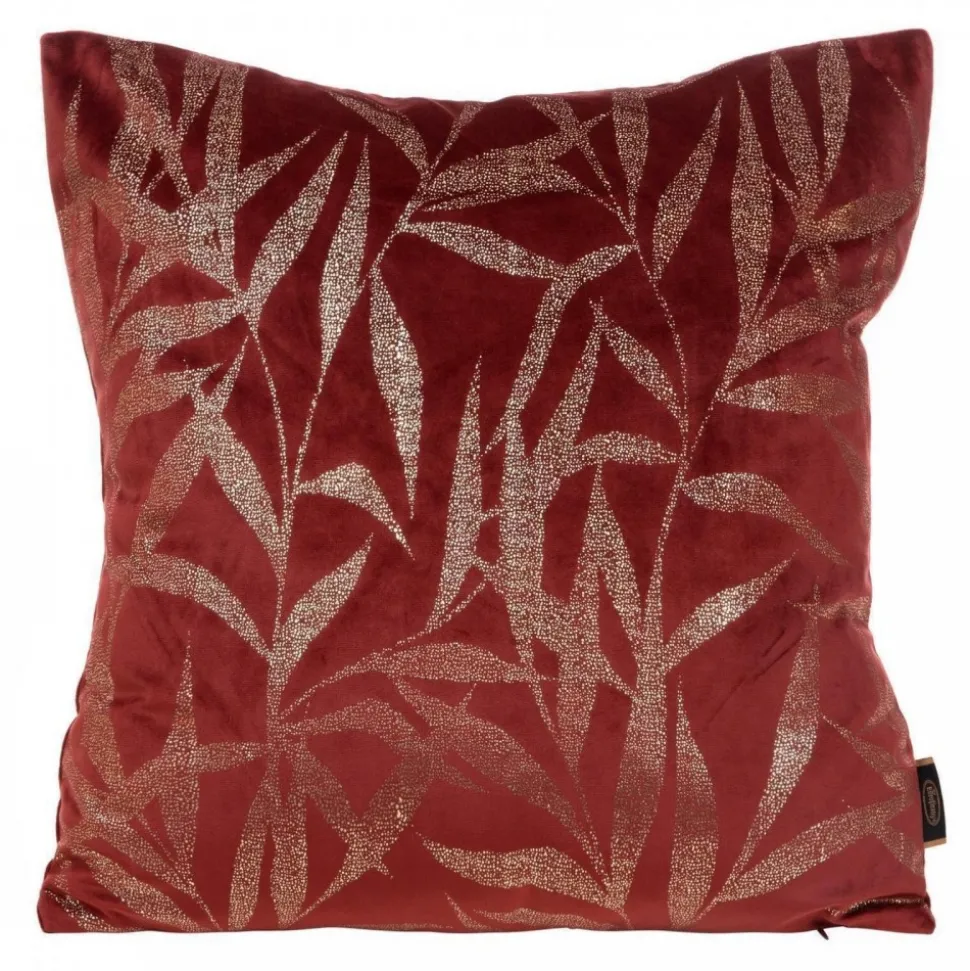 Poszewka BLINK 22 45x45 cm ceglasta welwetowa
