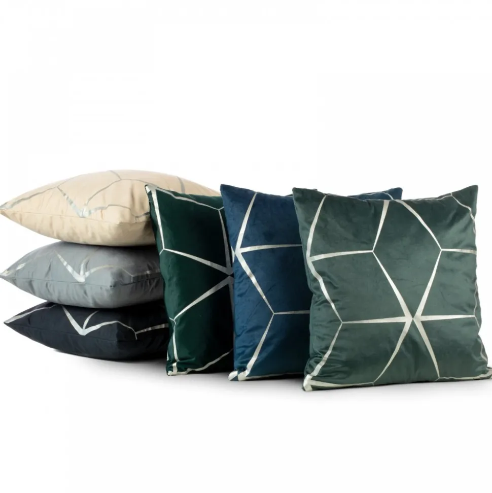 Poszewka BLINK 28 45x45 cm ceglasta welwetowa