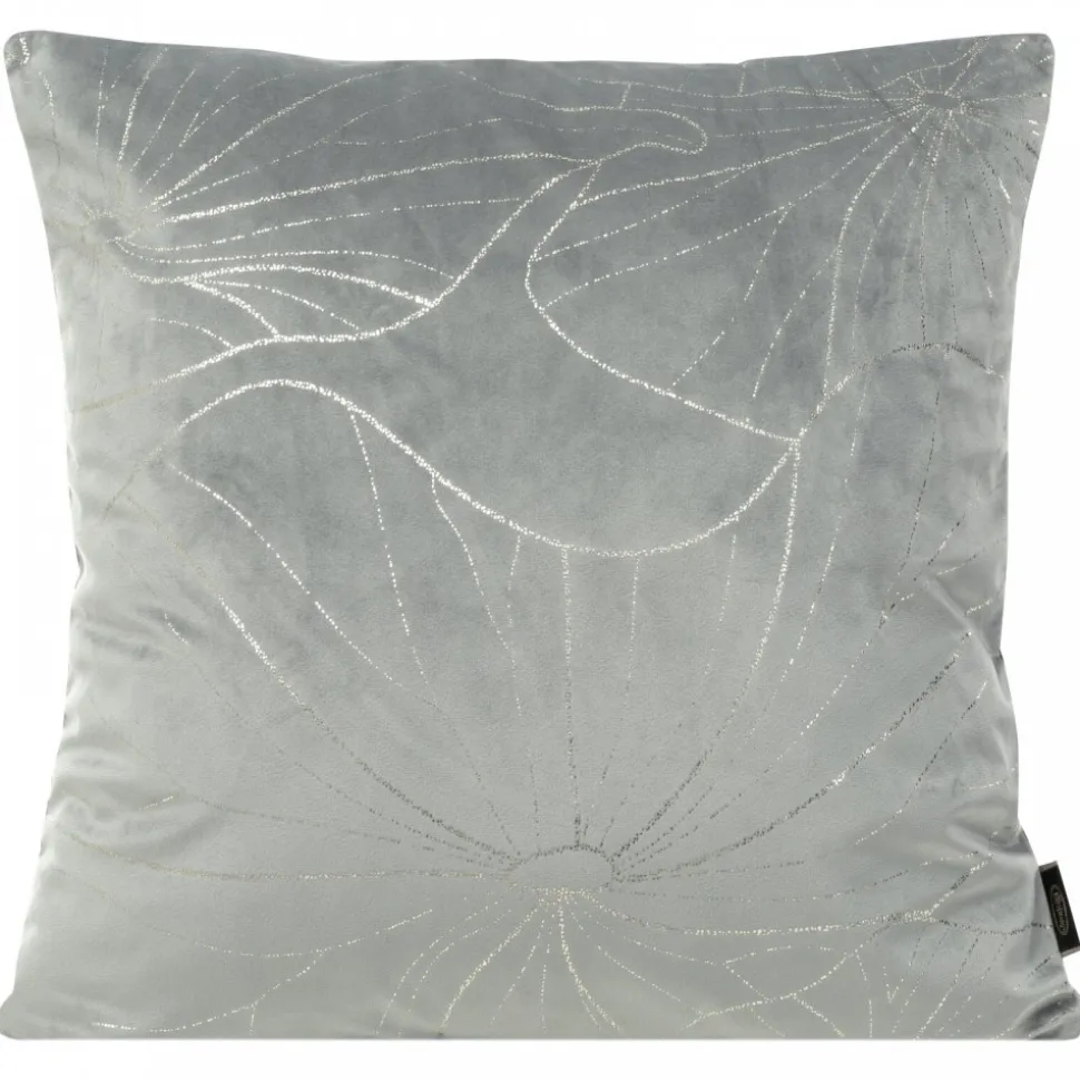 Poszewka BLINK 25 45x45 cm popielata welwetowa