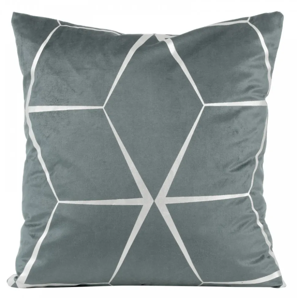 Poszewka BLINK 28 45x45 cm srebrna welwet