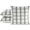 Poszewka BOHO 25 kratka 45x45 kremowa