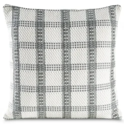 Poszewka BOHO 25 kratka 45x45 kremowa