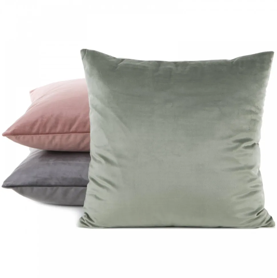 Poszewka GAJA 1 45x45 cm srebrna velvet