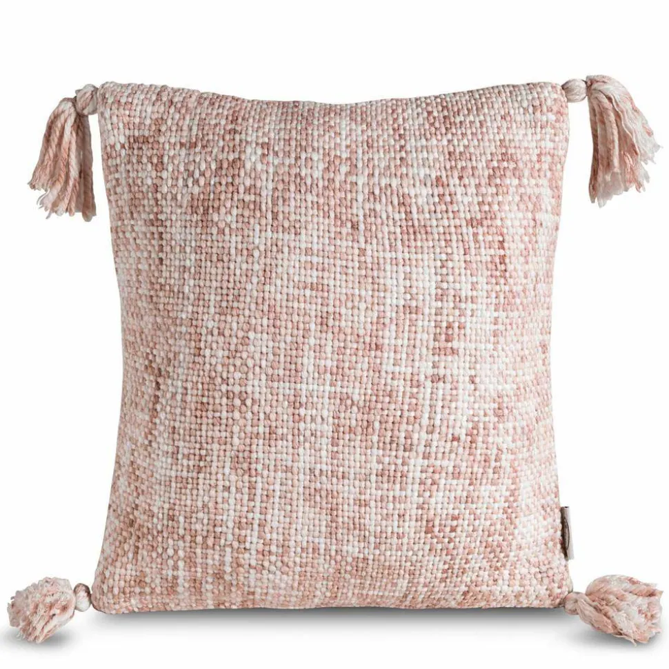 Poszewka GATI 40x40 różowa boho