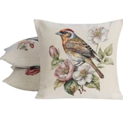 Poszewka gobelinowa 6335/NAT 45x45 cm szczygieł