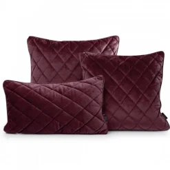Poszewka VELVET/27 45x45 bordowa