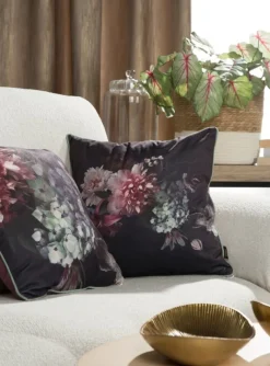 Poszewka VELVET/137 45x45 kwiaty
