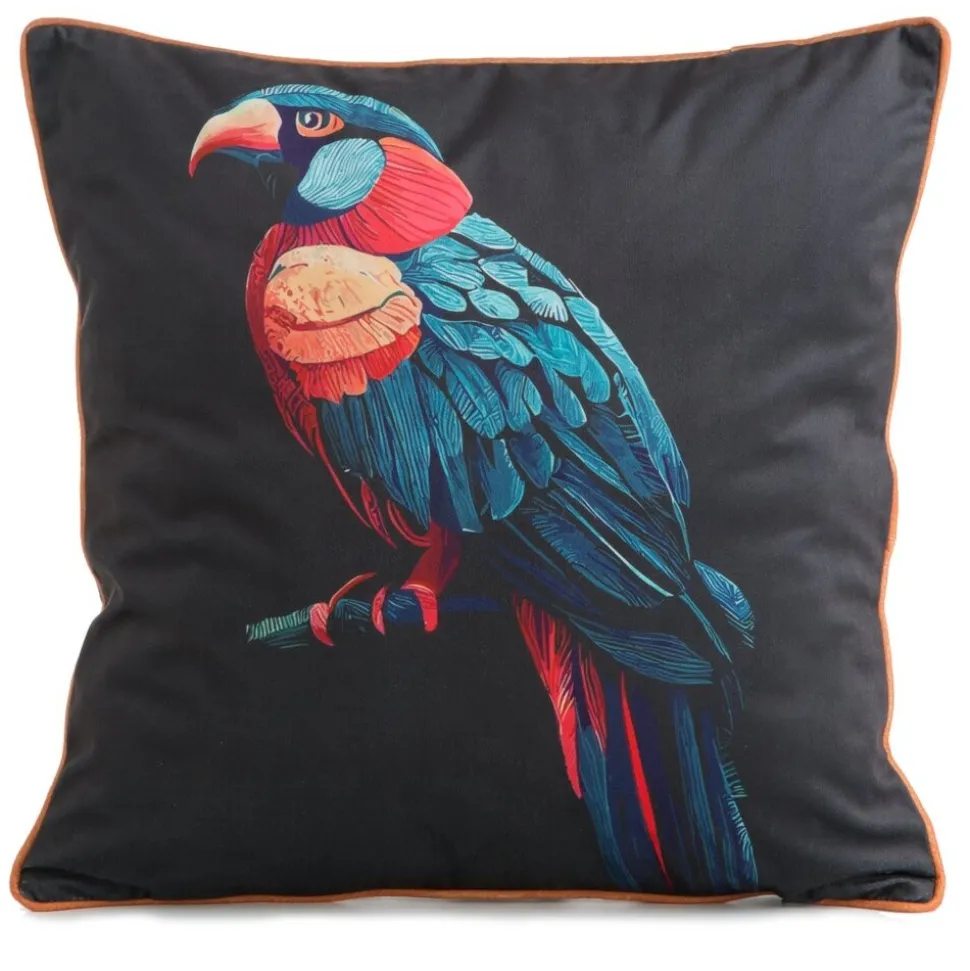 Poszewka VELVET/136 45x45 papuga