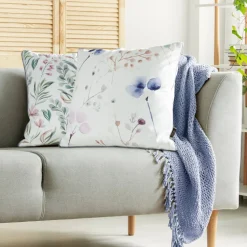 Poszewka VELVET/150 45x45 pastelowe kwiaty