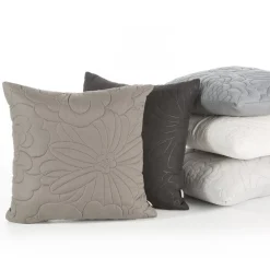 Poszewka ALARA/4 40x40 beżowa kwiaty * EUROFIRANY B.B. Choczyńscy Sp.J. Outlet
